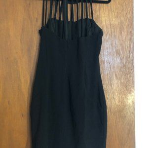 DRESS THE POPULATION - black cocktail dress